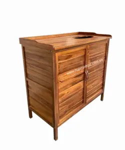 Gabinete de muebles de madera hecho en madera de acacia vietnamita es extraíble fácil de montar respetuoso con el medio ambiente