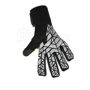 Nuevos guantes de portero de cuero de alta calidad Ropa deportiva al por mayor con guantes de portero de Palma de alta calidad - Product Image 4