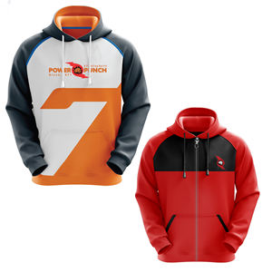 Sudadera con Capucha Personalizable para Hombre, Diseño a Cuadros, Mezcla de Poliéster/Algodón, Estilo Pullover, Logotipo Personalizado, Secado Rápido, Transpirable, para Invierno - Product Image 1