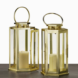 Lanterne à bougie brûlée de couleur noire pour la décoration de la maison Prix exclusif de la lanterne suspendue pour la décoration de bougie à la main - Product Image 3