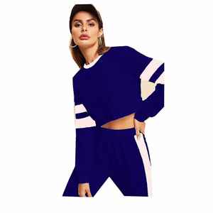 Survêtement pour femmes, coton/polaire, couleur vert néon, nouvelle collection - Product Image 2