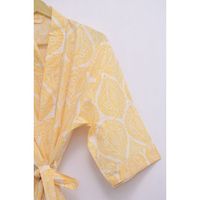 Robe longue en coton à imprimé floral, faite à la main, style kimono ethnique indien, chemise de nuit, tenue de plage, vêtement de nuit, pour demoiselles d'honneur, printemps, décontractée, été