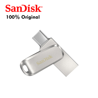 100% Original SanDisk Ultra Dual Drive Luxe 512GB USB Tipo-C/ USB 3.1 OTG SDDDC4 Nuevo Producto Metálico en Stock
