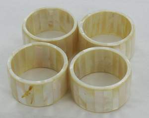 Anillo para Servilletas de Nácar Hecho a Mano con Anillo de Metal de la Mejor Calidad, Tamaño Personalizado y Uso en Restaurantes a Precio Económico - Product Image 5