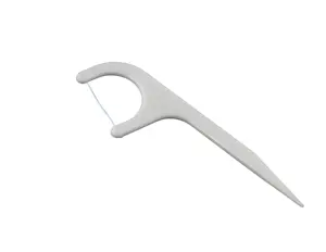 Advance Dental Floss Picksワックスナイロンスレッドシュレッド耐性Dental Flosser Floss Picks Dental Floss Pick with Plastic Handle