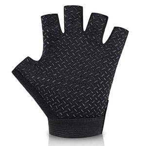 Gants de course de vélo élégants pour enfants, nouveau Design, personnalisé, courts et à la mode, noir et rose, - Product Image 3