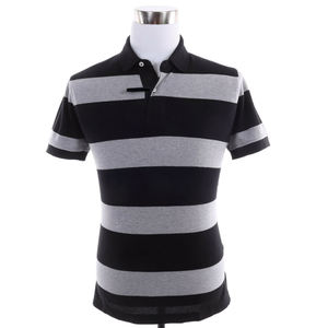 Custom Logo Polyester Spandex <b>Men</b> Polo Golf Shirt Golf Top - Product Image 2
