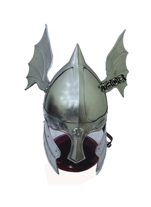 Casco Medieval de acero de calibre 18, armadura pulida de plata, Caballero - Product Image 6