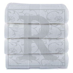 100% coton uni éponge serviette de bain haute qualité tissé Dobby carré adultes hôtel sport imprimé conception haute couleur noël - Product Image 3