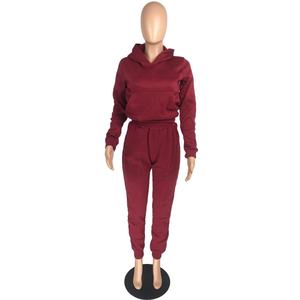 Conjunto Deportivo Informal de 2 Piezas con Logotipo Personalizado OEM, Chándal de Algodón Unisex para Mujer, Pantalones Deportivos, Chándal de Otoño al por Mayor - Product Image 1