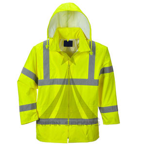 Nuevo estilo, chaqueta de ropa de trabajo impermeable, cinta reflectante, chaquetas cortavientos multifunción de seguridad con capucha a la venta - Product Image 3