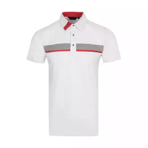 Polo Unisex de alta calidad con cuello en V, camiseta transpirable, tela antibolitas, antimanchas, de talla grande, informal, diseño informal sólido - Product Image 4