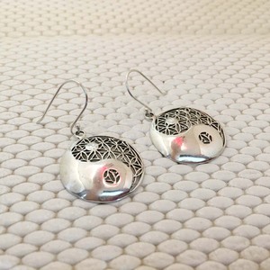 Creative Design 925 Sterling Silver Yin Yang Lucky Earring avec Diamond Plain Silver Wedding Jewelry Wholesale Online - Product Image 4