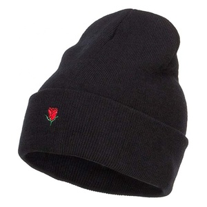 Bonnet pour homme, tricot 100% acrylique doux, couleur unie, chaud - Product Image 3