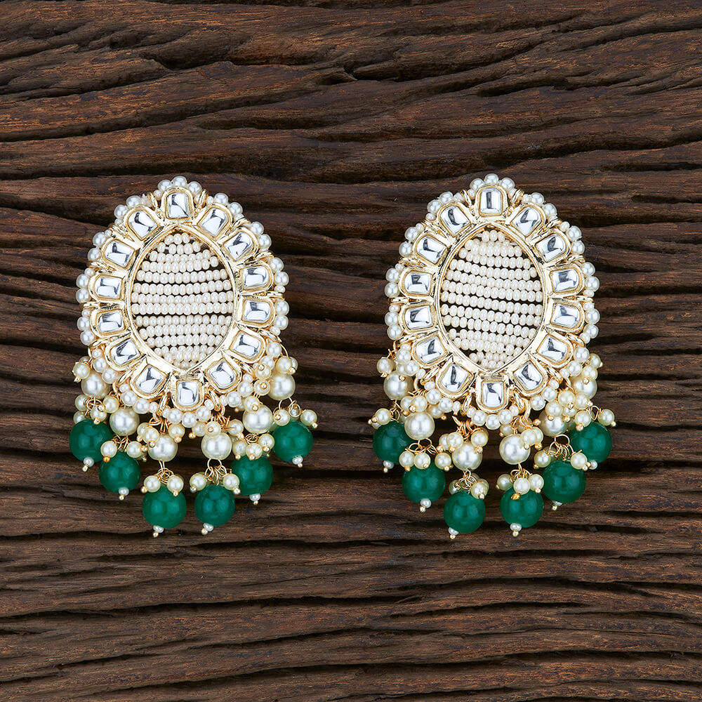 Indo Western Classic Earring with Gold Plated 104794
