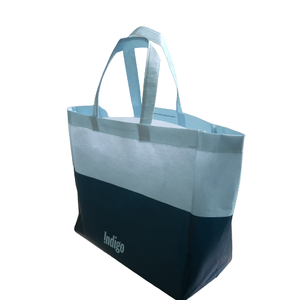 Sac fourre-tout à provisions avec logo imprimé personnalisé réutilisable PP non tissé - Product Image 1