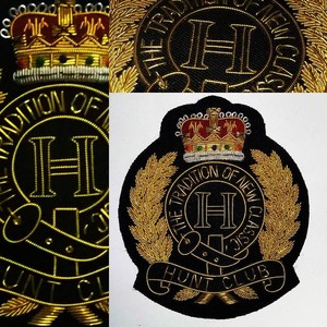 Insignias Bordadas en 3D Sin Níquel para Coser con Hilos de Hilo Metálico - Product Image 5