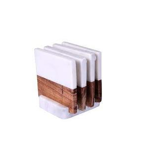 Ooden-Tazas y almohadillas para mesa de cocina, tapetes cuadrados para café y té, artículos para el hogar y la cocina - Product Image 2