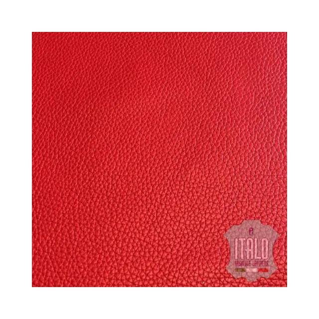 Venda quente preço da coleção vermelho 7018 itália material de couro genuíno itália material para decoração de interiores