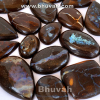 Opale de Boulder naturelle, cabochon semi-précieux, pierre précieuse, prix du marché australien