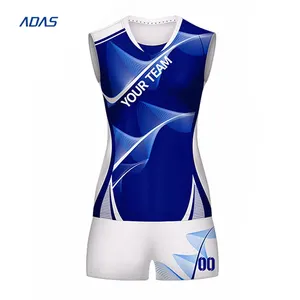 Customized Custom Design your own logo Volleyball T Shirt Ladies Full Sleeve Volleyball Jersey Digital Printing Polyester