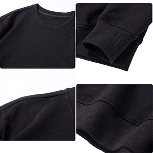 Winter Season Hot Sale New Long Sleeve Oversized Ladies Short Hoodie Fashion Simple Crop Top Hoodie as per Customer requirement - Product Image 5