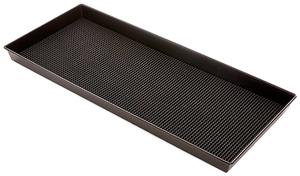 Plateau à bottes en métal doré pour bureau d'hôtel à domicile - Product Image 2