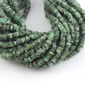Cuentas de piedras naturales brasileñas para la fabricación de joyas, abalorios de piedras naturales, Esmeralda, piedras naturales - Product Image 1