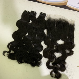 Mèches péruviennes naturelles, cheveux bruts, 13x6 HD, Lace Frontal, Body Wave, avec Lace Closure, 100% - Product Image 2