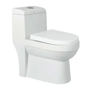 Melhor Exportador de Hotel Sanitary Ware Water Closet Banheiro WC Toilet Seat One Piece P-Trap S-Trap Ceramic Toilet