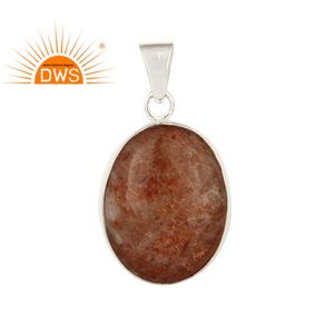 จี้หินธรรมชาติชัยปุระผู้จัดจำหน่ายเครื่องประดับอัญมณีแฮนด์เมดจี้เงินแท้เครื่องประดับผู้ค้าส่ง - Product Image 1