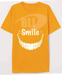 Camiseta con Estampado Gráfico para Hombre, Algodón Premium, Diseño de Cara Sonriente, Cuello Redondo, Estilo Casual Urbano, para Pedidos al por Mayor - Product Image 2
