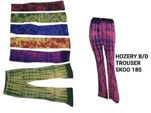 Unisex Cotton Harem <b>Trouser</b> Hippie Boho Indian Pop Line Festival Beach Wear Ethnic Loose Baggy Dress Elastic Waist Flat for - Product Image 2