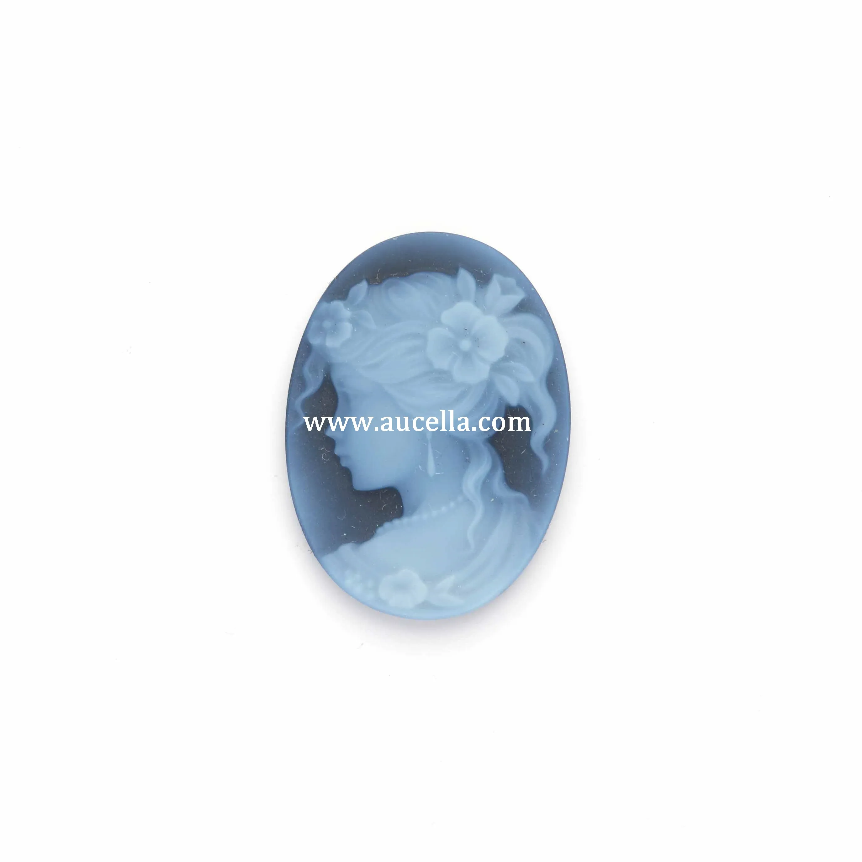 20 mm חן קמיע טבעי Agare כחול צבע למעלה איכות מוצר