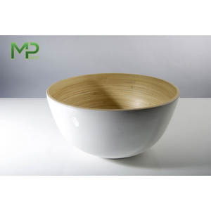 Bol en bambou de salade vivant naturel de haute qualité fait à la main au Vietnam - Product Image 5