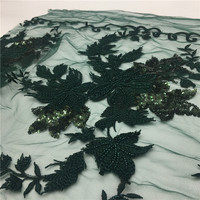 Tissu de dentelle de haute qualité, style Dubaï, tissu de dentelle de Guangzhou, broderie de dentelle, tissus de dentelle en soie