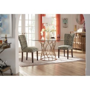 โต๊ะฐานโลหะสำหรับรับประทานอาหารทำจากอินเดียโต๊ะกาแฟกระจกใสสำหรับห้องนั่งเล่นสุดหรูในวิลล่าราคาถูกและไม่แพง - Product Image 5