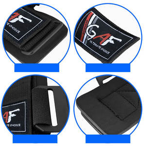 GAF Vente d'usine Logo personnalisé Sangles d'haltérophilie avec rembourrage souple pour protéger l'haltérophilie et le fitness - Product Image 6