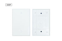 Placa de Pared Grande para Tomacorrientes, Plástico ABS con Certificación RoHS, Colores Blanco/Negro/Marfil/Almendra, para Uso en el Hogar/Oficina