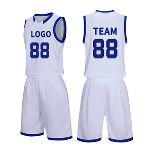 Maillots de basket-ball M & F, personnalisés, uniforme d'école de sport - Product Image 1