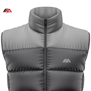 Veste d'hiver sans manches 100% polyester coupe-vent à séchage rapide pour peau fine avec capuche vestes longues et résistantes au soleil - Product Image 4