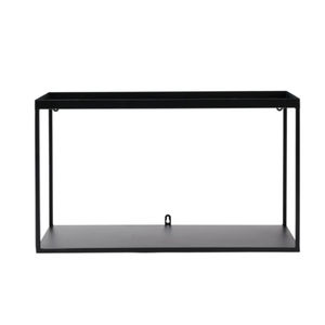 Meilleurs présentoirs noirs modernes pour armoires de salon armoires d'artisanat en métal supports de stockage utilisation de la décoration intérieure - Product Image 2