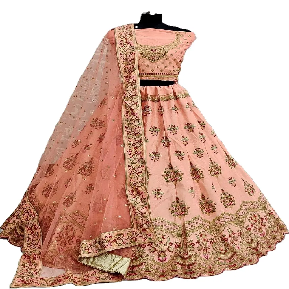 Pakistani sche indische Lehanga Choli Boutique-Stil Brautkleid traditionelles Hochzeits kleid für pakistani sche Braut Lehenga Saree Lehnga