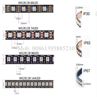 Bande lumineuse led magique adressable, WS2812B/ 2812/6803