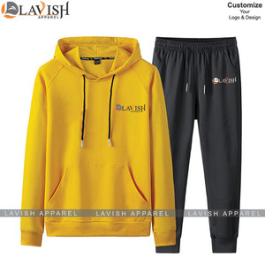 Conjunto de Sudadera con Capucha y Pantalones Deportivos Extra Grandes Personalizados, Unisex, Ecológicos, Transpirables, Ropa Deportiva de Invierno, Tallas Grandes - Product Image 6