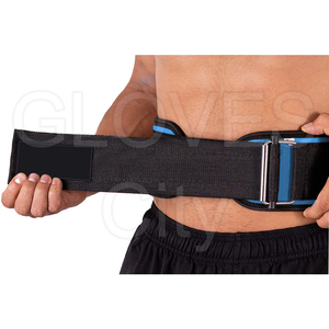 ถุงมือยางนีโอพรีนปรับได้สีฟ้าสำหรับฟิตเนสเข็มขัดยกน้ำหนักทำจากไนลอนในเมืองปรับแต่งโลโก้ได้ตามต้องการสำหรับ2025 - Product Image 3