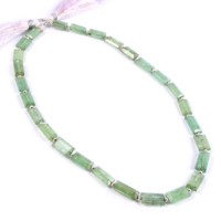 Perles de Kyanite Verte Naturelle de Qualité AAA, Taille Émeraude Facettée, Certifiées IGI, Pierres Précieuses Turquoise en Vrac, Iridescence 7*5-13*18mm
