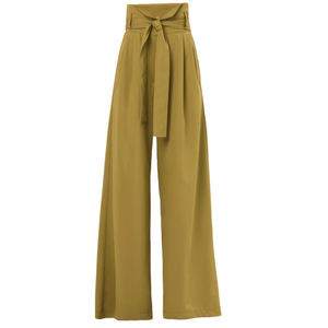 Pantalones Palazzo de Pierna Ancha y Plana, Transpirables, de Algodón, Diseño de Moda, Primavera 2026, Fabricante de Pantalones de Dormir para Mujer - Product Image 1