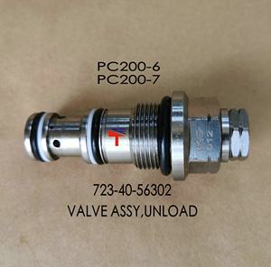KATUP UTAMA HIDROLIK UNLOAD 723-40-56302 untuk <span class=keywords><strong>EXCAVATOR</strong></span> PC200-6 PC200-7 - Product Image 2
