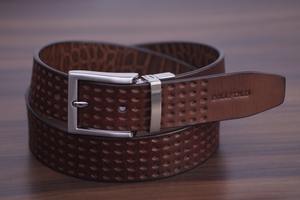 Vente en gros de ceintures en cuir de haute qualité pour hommes, ceintures de luxe en cuir pour utilisation formelle, ensemble de ceintures - Product Image 5